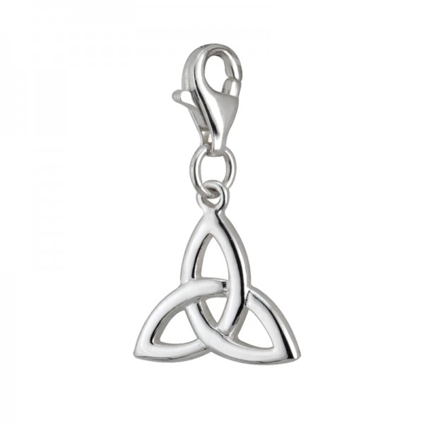 Celtic Bead Trinity Knot Silber