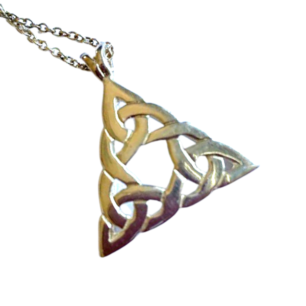 Keltische Kette Silber 925 mit Trinity Knot