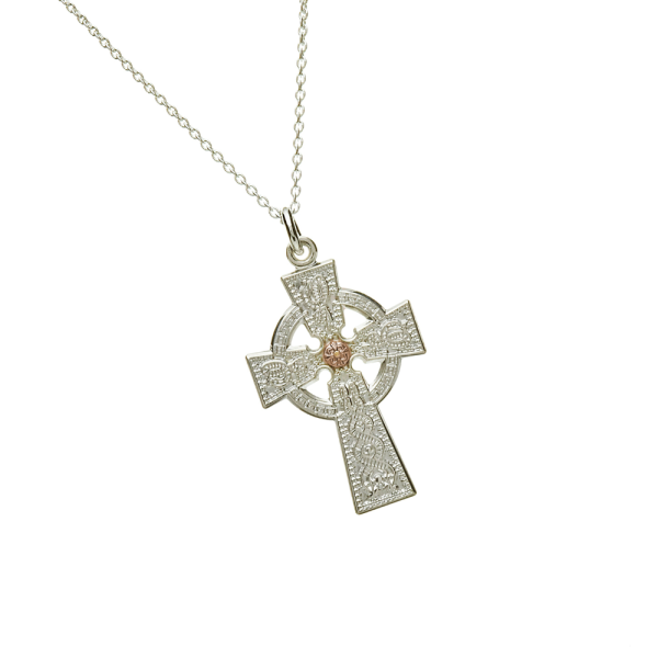 Keltisches Kreuz für Frauen mit Kette Arda Kollektiion Silber 925
