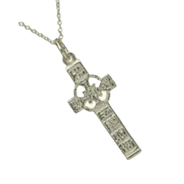 Irisches keltisches Kreuz Silber 925