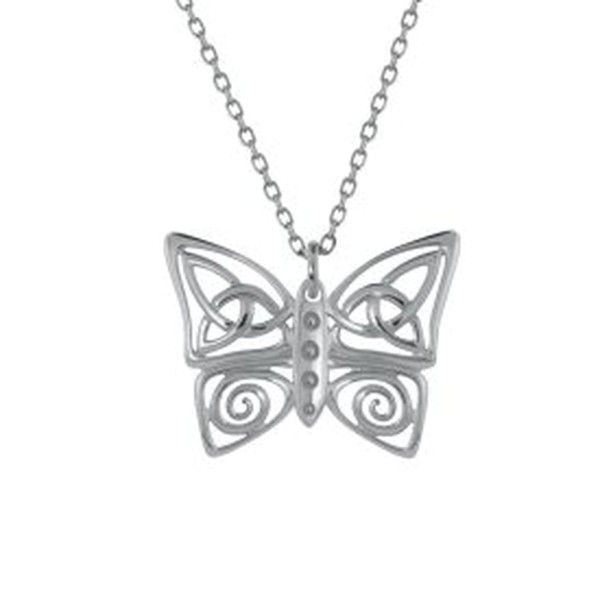 Keltischer Anhänger Schmetterling Silber 925