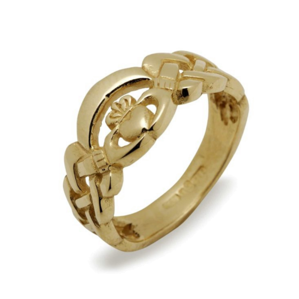 Irischer Claddagh Ring in Gold aus der Nua Kollektion