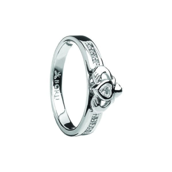 Claddagh Ring Set Silber 925