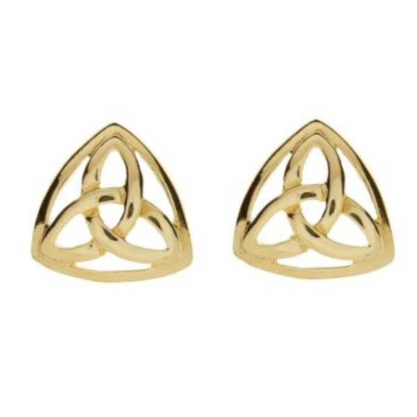 Irische Ohrringe Trinity Knot 10 ct. Gold