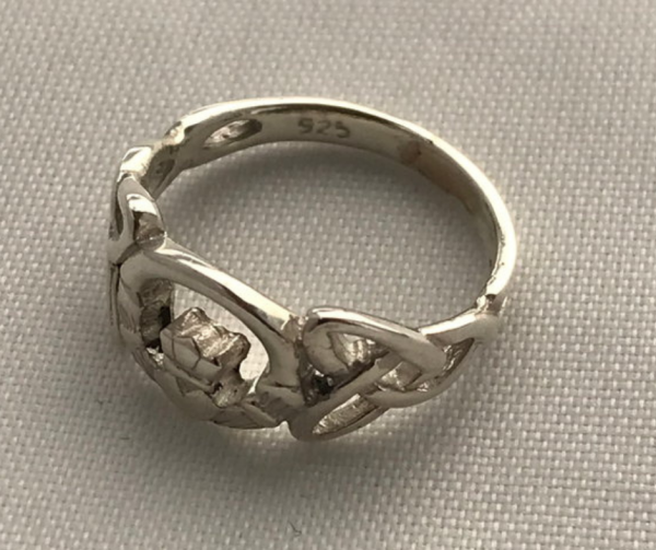 Claddagh Ring Kinder in Silber 925 3,5 / Innendurchmesser 14,4 mm